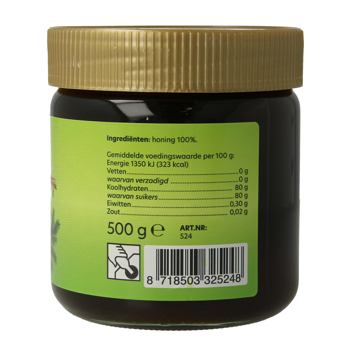 Bountiful Dennen honing 500 gram