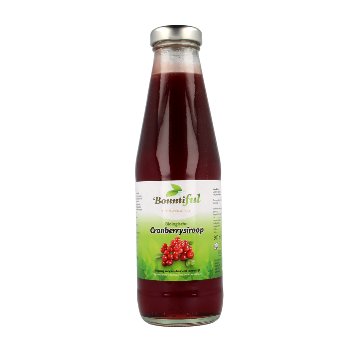 Bountiful Cranberrysiroop 500 ml