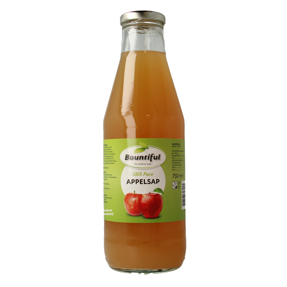 Bountiful appelsap 750 ml