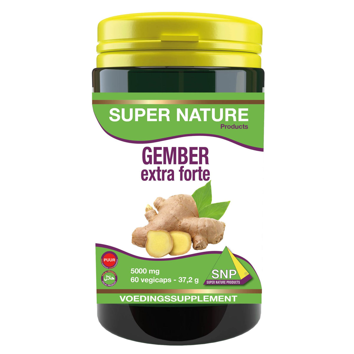 SNP Gember 5000 mg puur 60 capsules