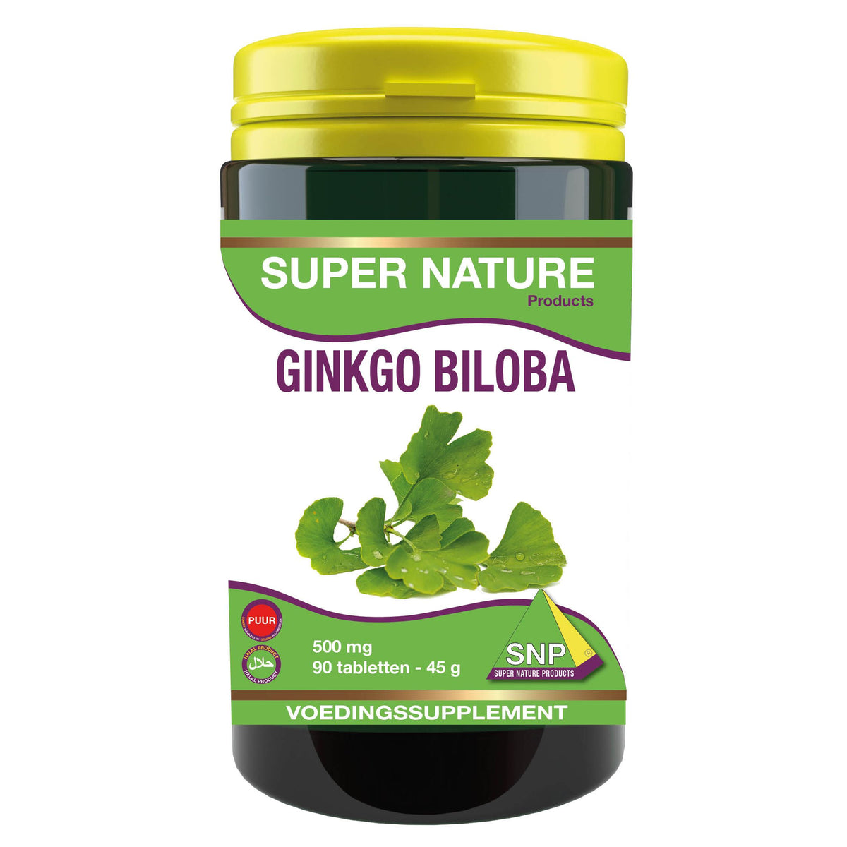 SNP Ginkgo biloba 500 mg puur 90 tabletten