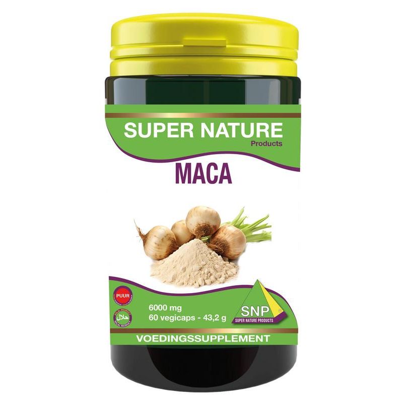 SNP Maca 6000 mg puur 60 capsules