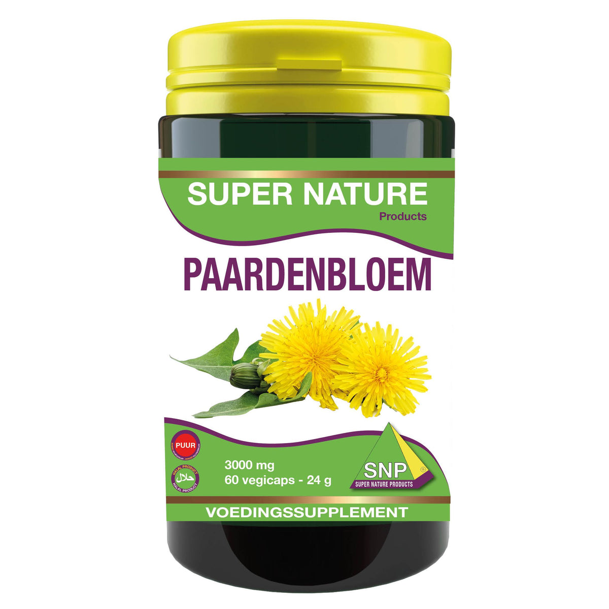 SNP Paardenbloem extra forte 3000 mg puur 60 capsules