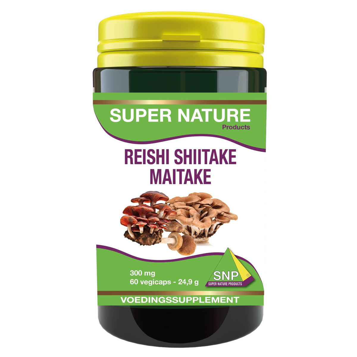 SNP Reishi shiitake maitake 300 mg 60 capsules