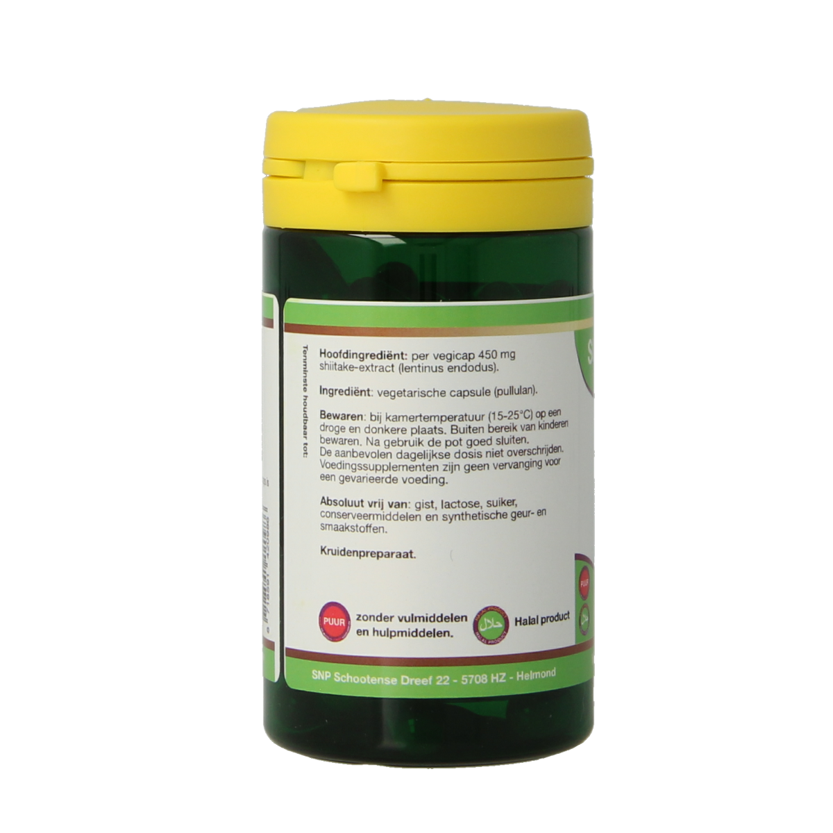 SNP Shiitake 450 mg puur 60 capsules