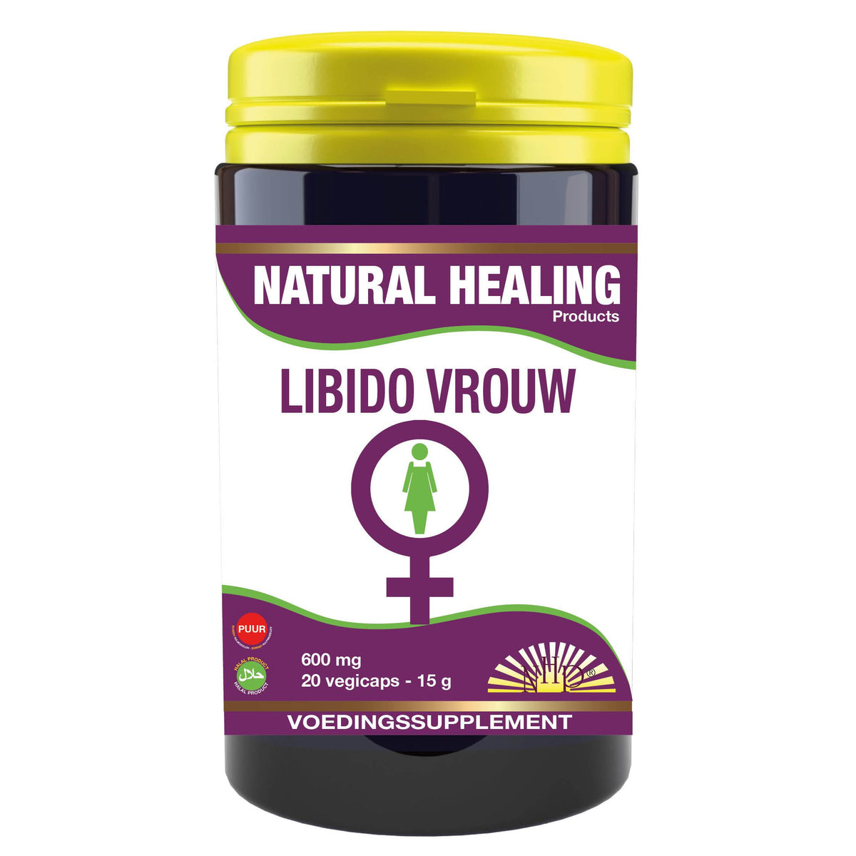 NHP Libido vrouw 600 mg puur 20 capsules