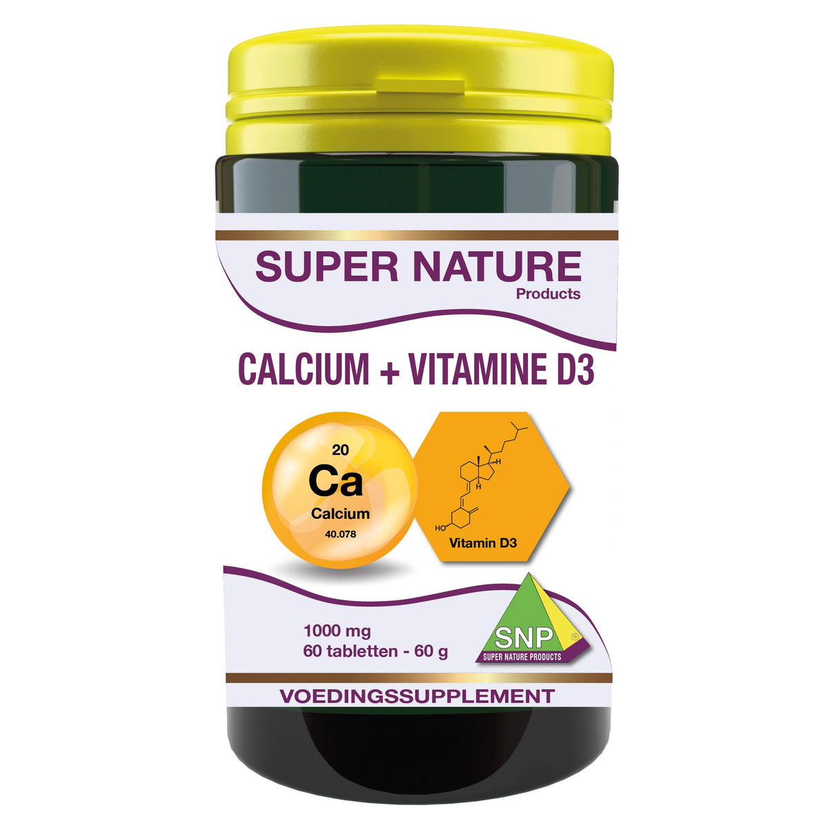 SNP Calcium vitamine D3 1000 mg 60 tabletten