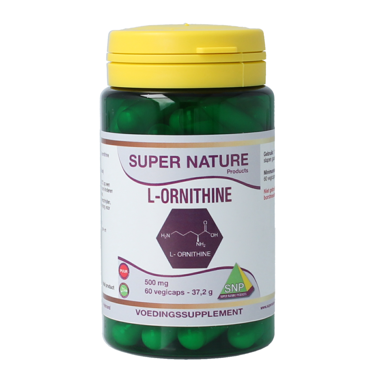 SNP L-Ornithine 500 mg puur 60 capsules