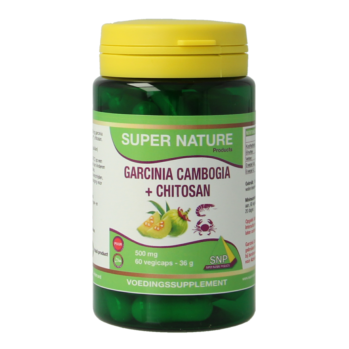 SNP Garcinia cambogia chitosan 500 mg puur 60 capsules