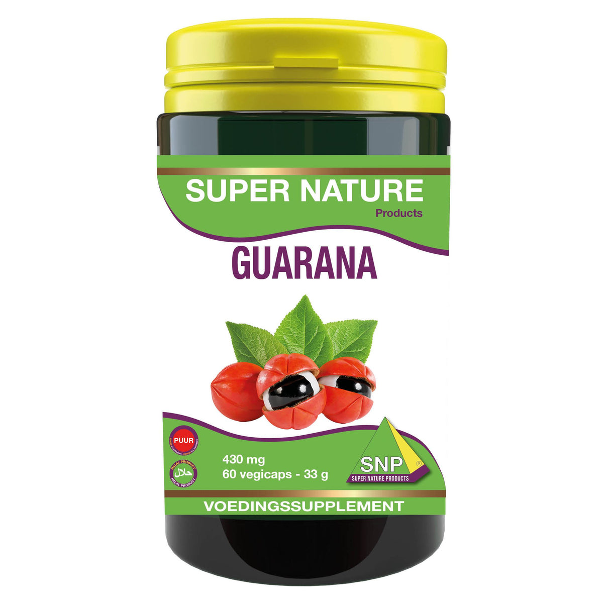 SNP Guarana 430 mg puur 60 capsules