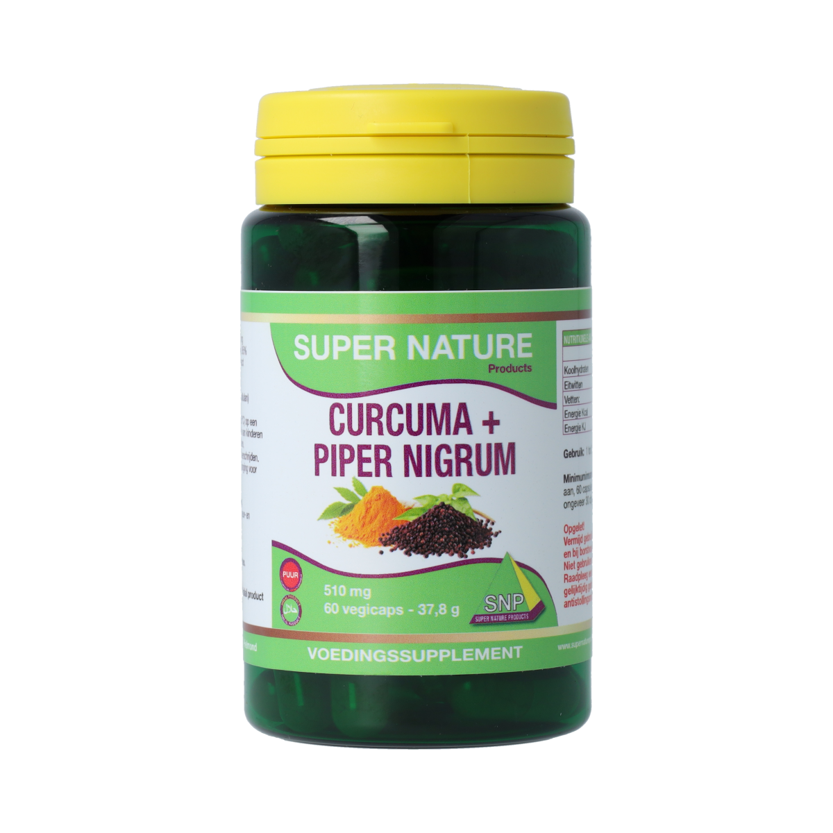 SNP Curcuma & piper nigrum 510 mg puur 60 capsules