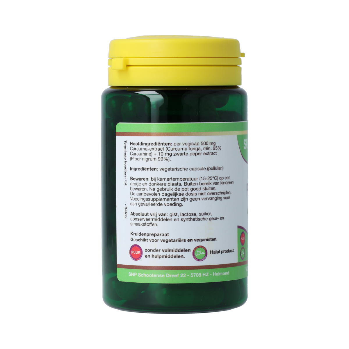 SNP Curcuma & piper nigrum 510 mg puur 60 capsules