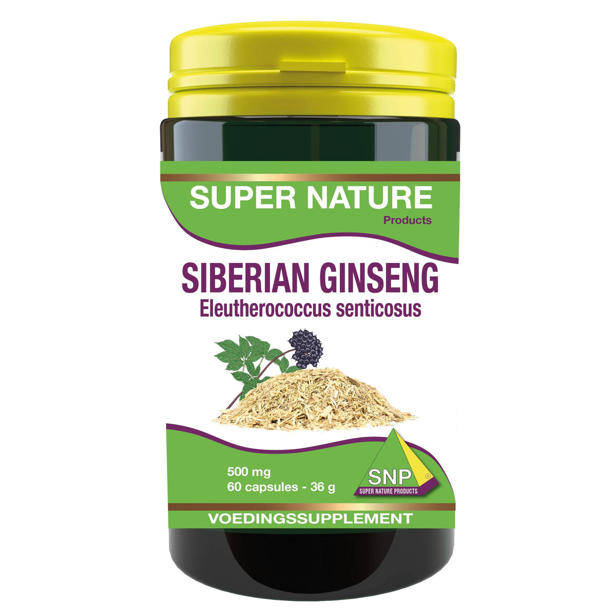 SNP Siberian ginseng 500 mg 60 capsules