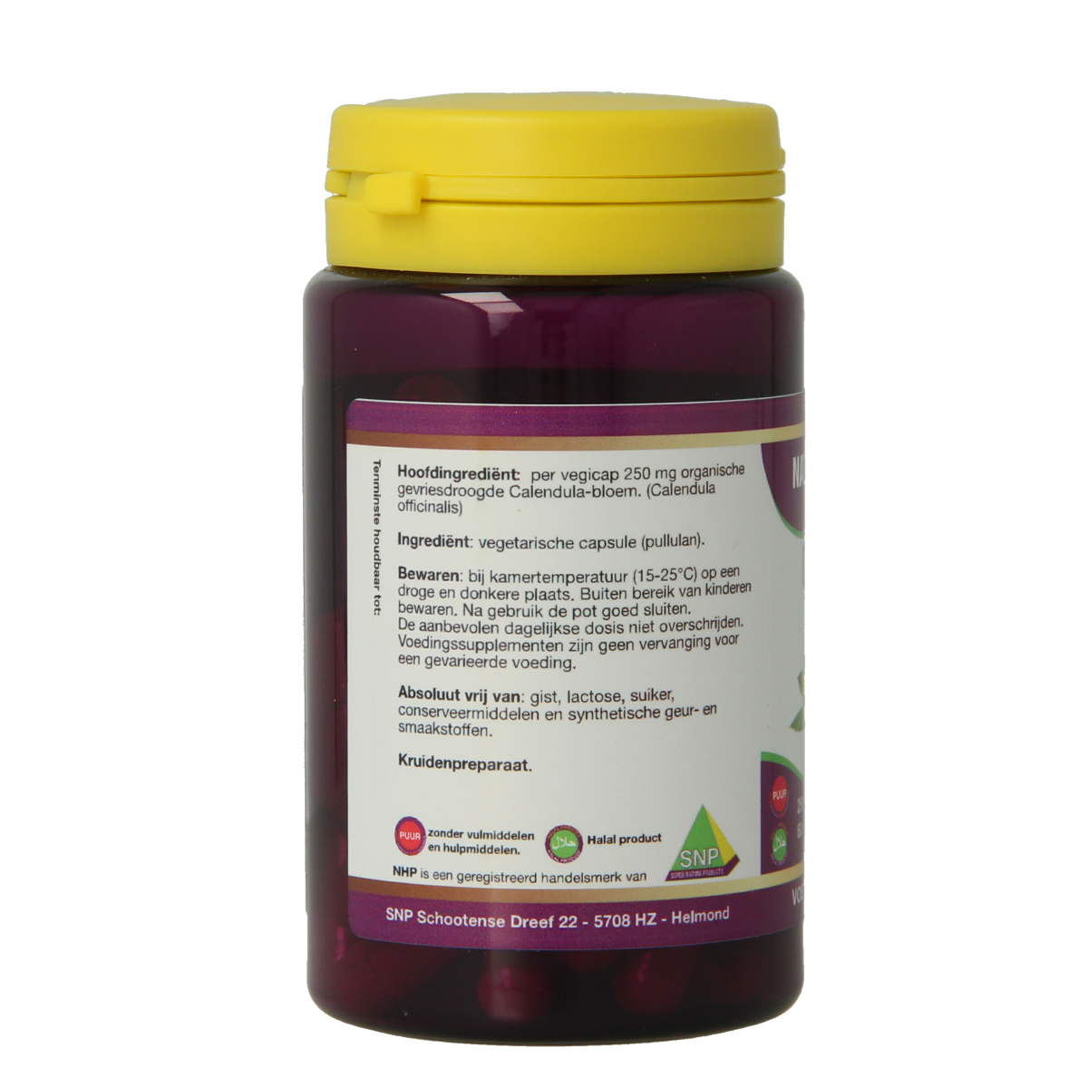 NHP Calendula 250 mg puur 60 vcaps