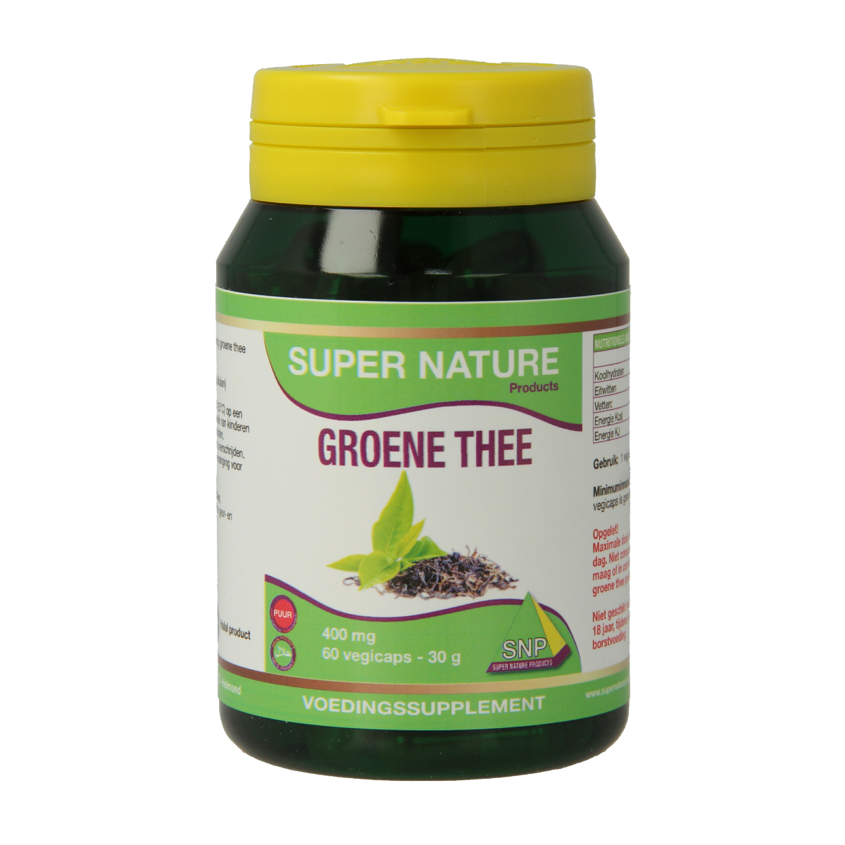 SNP Groene thee puur 60 capsules