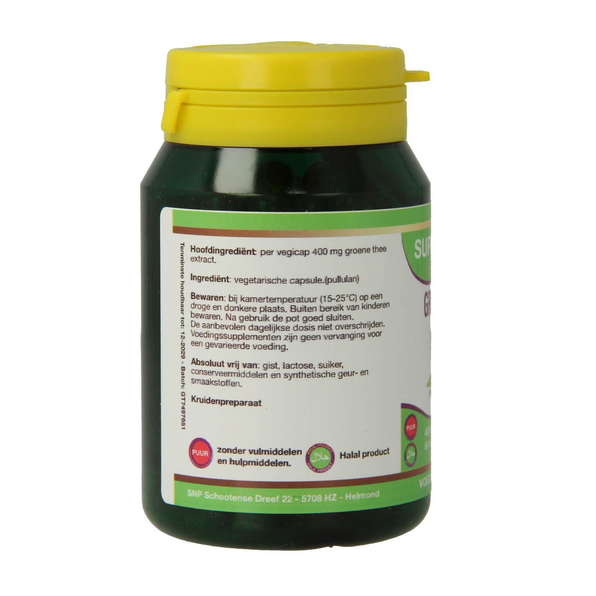 SNP Groene thee puur 60 capsules