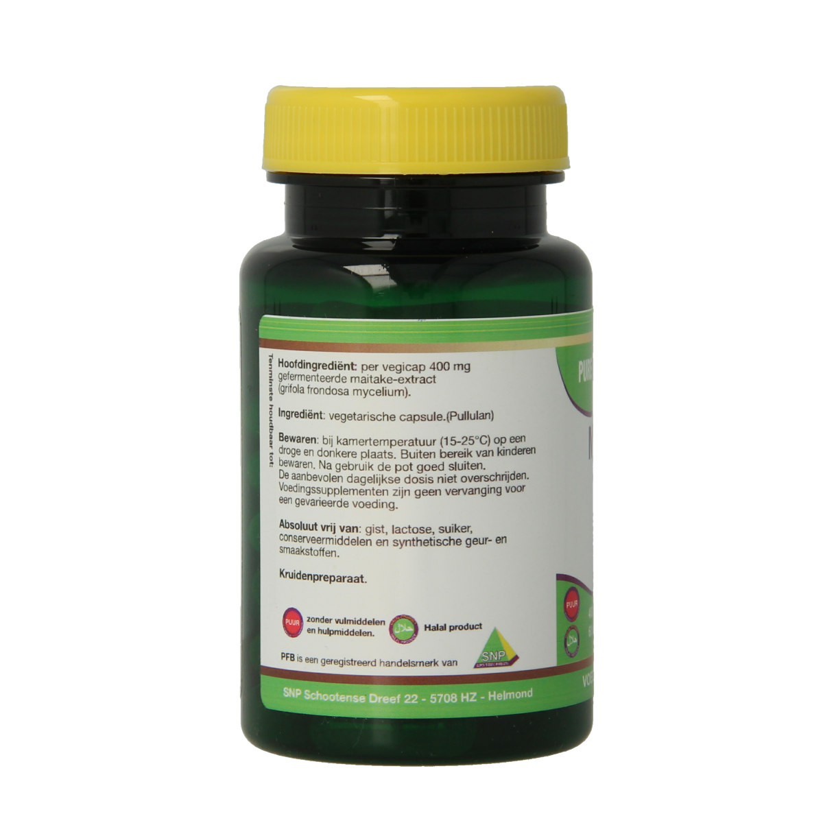 SNP Maitake fermented 400 mg puur 60 vcaps