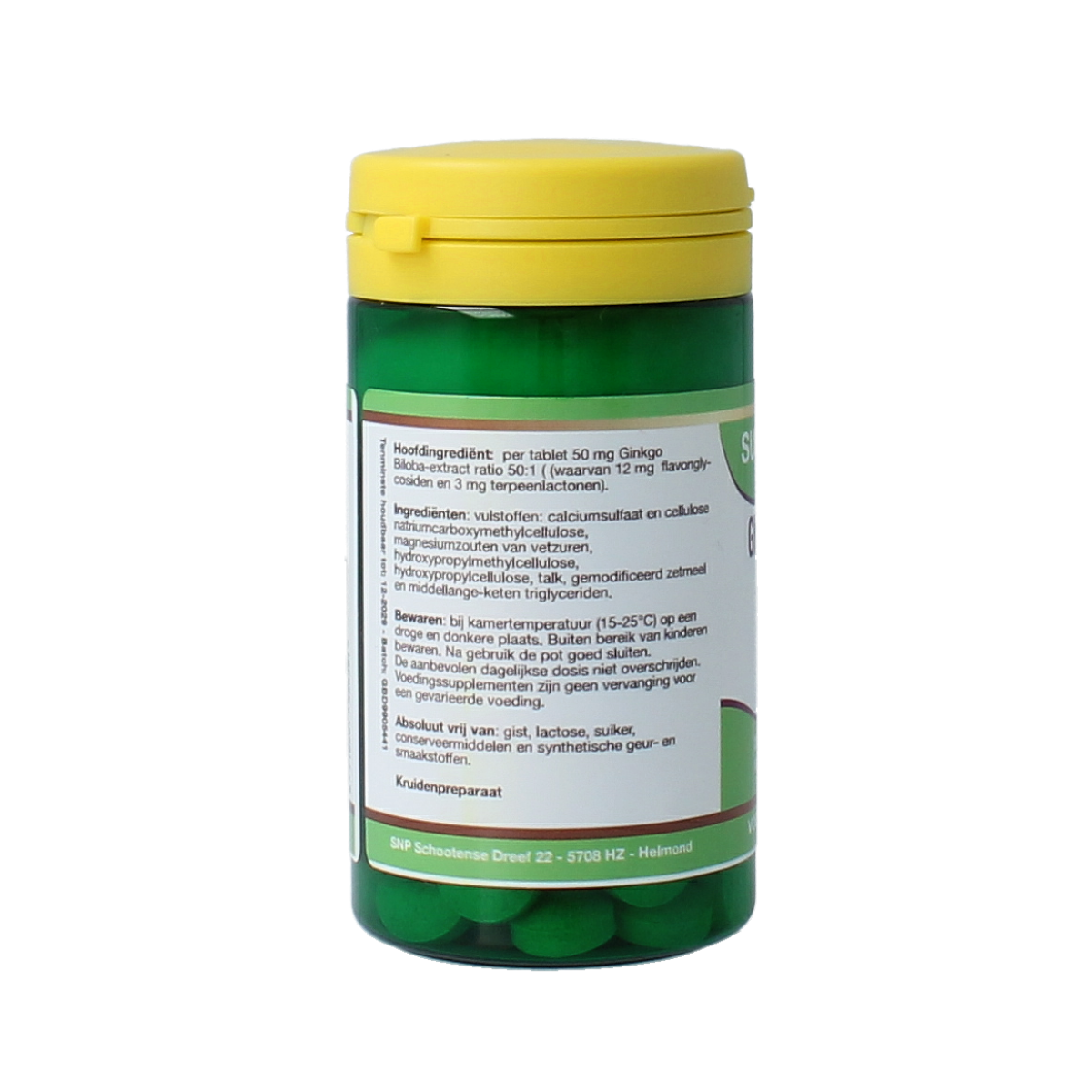 SNP Ginkgo biloba 2500 mg 100 tabletten