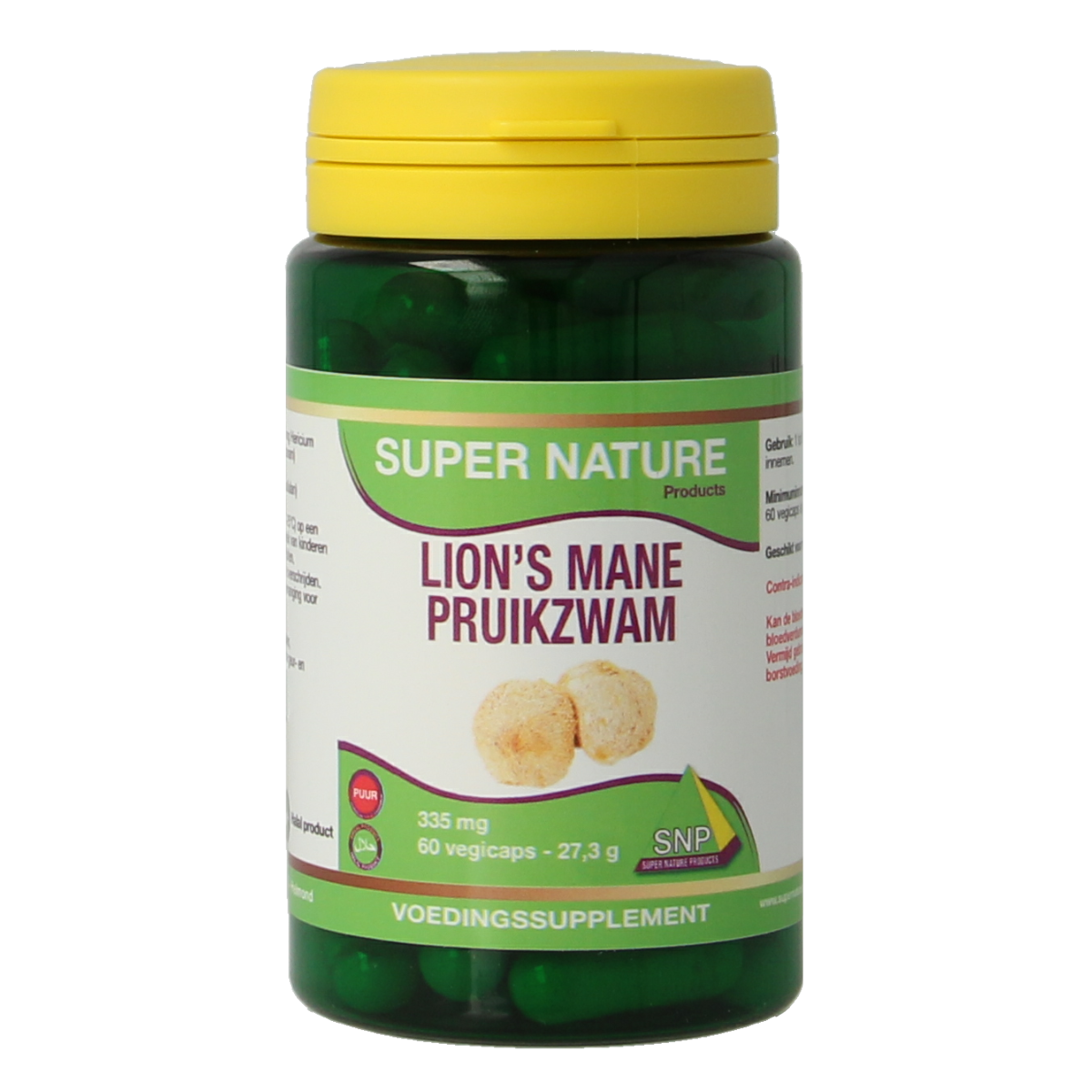 SNP Lions mane (pruikzwam) puur 60 vcaps
