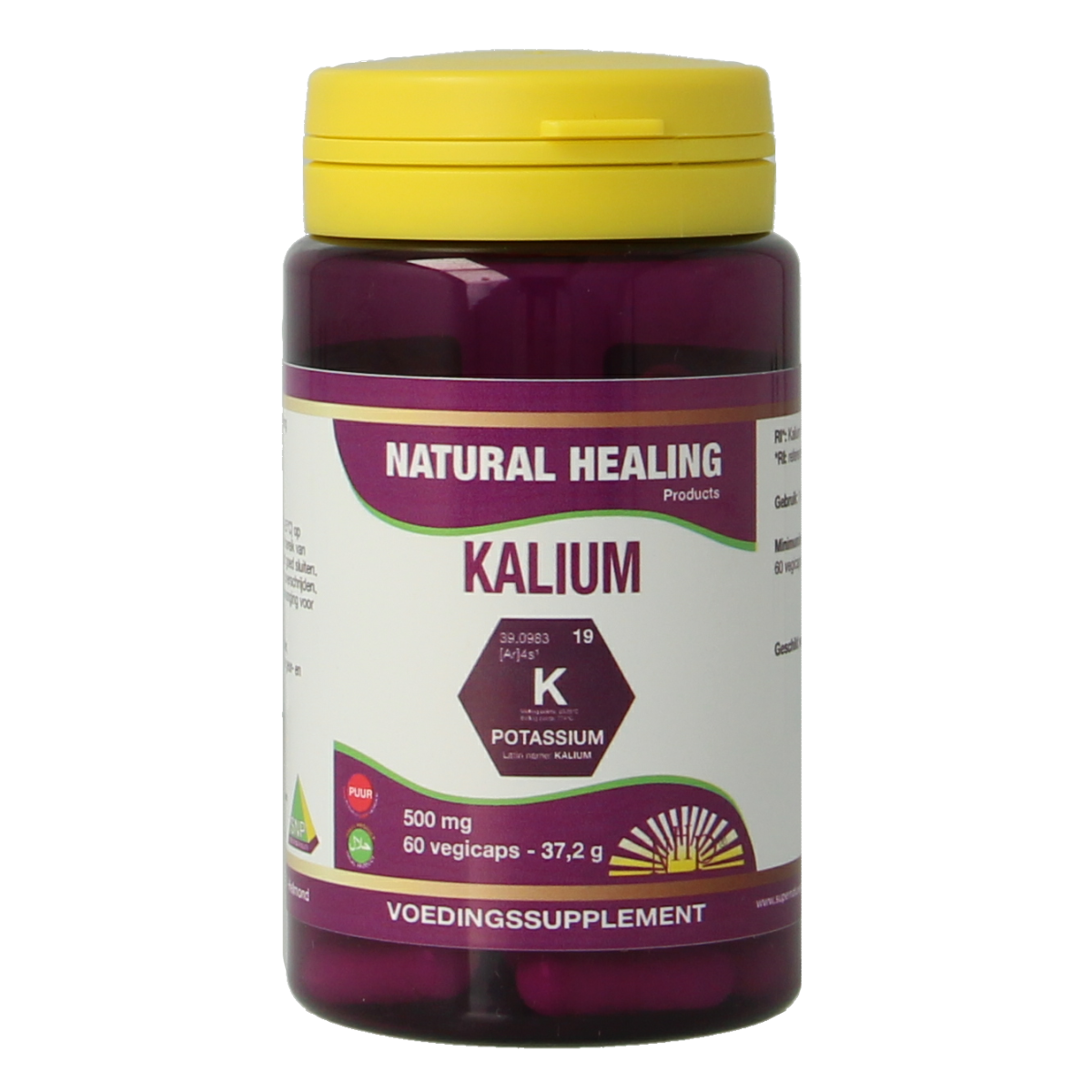 NHP Kalium 500 mg 60 vcaps