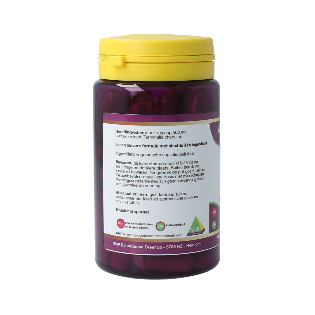 NHP Haritaki puur 60 vcaps