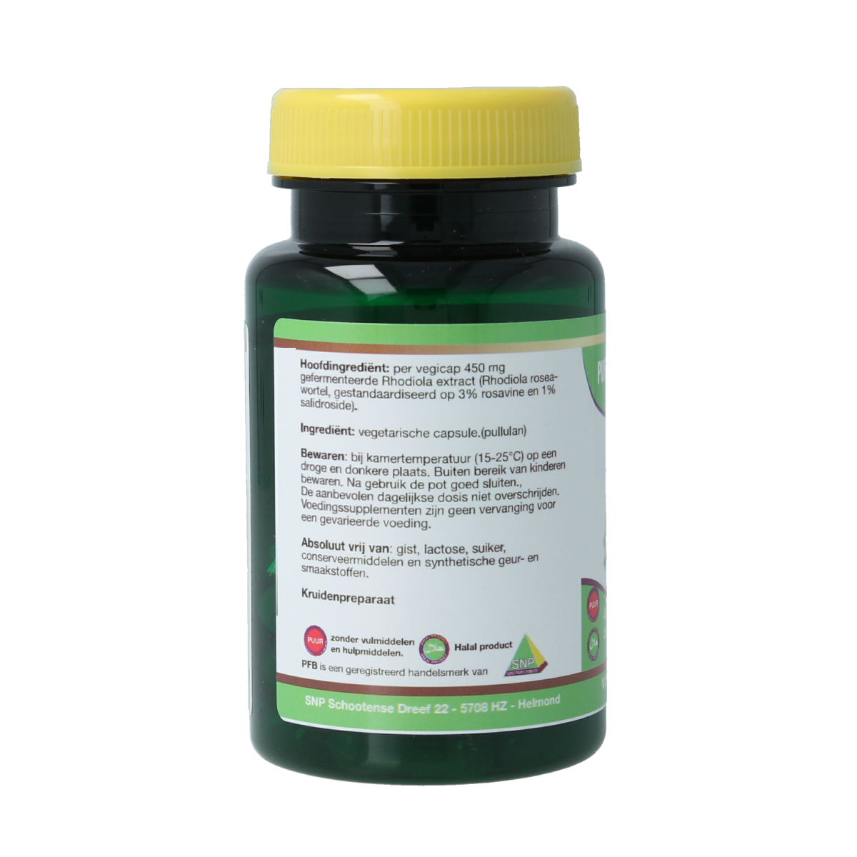 SNP Rhodiola fermented puur 30 vcaps