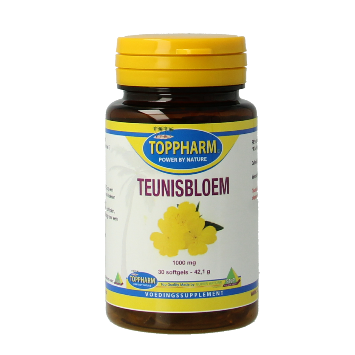 Toppharm Teunisbloem 1000 mg 30 softgels