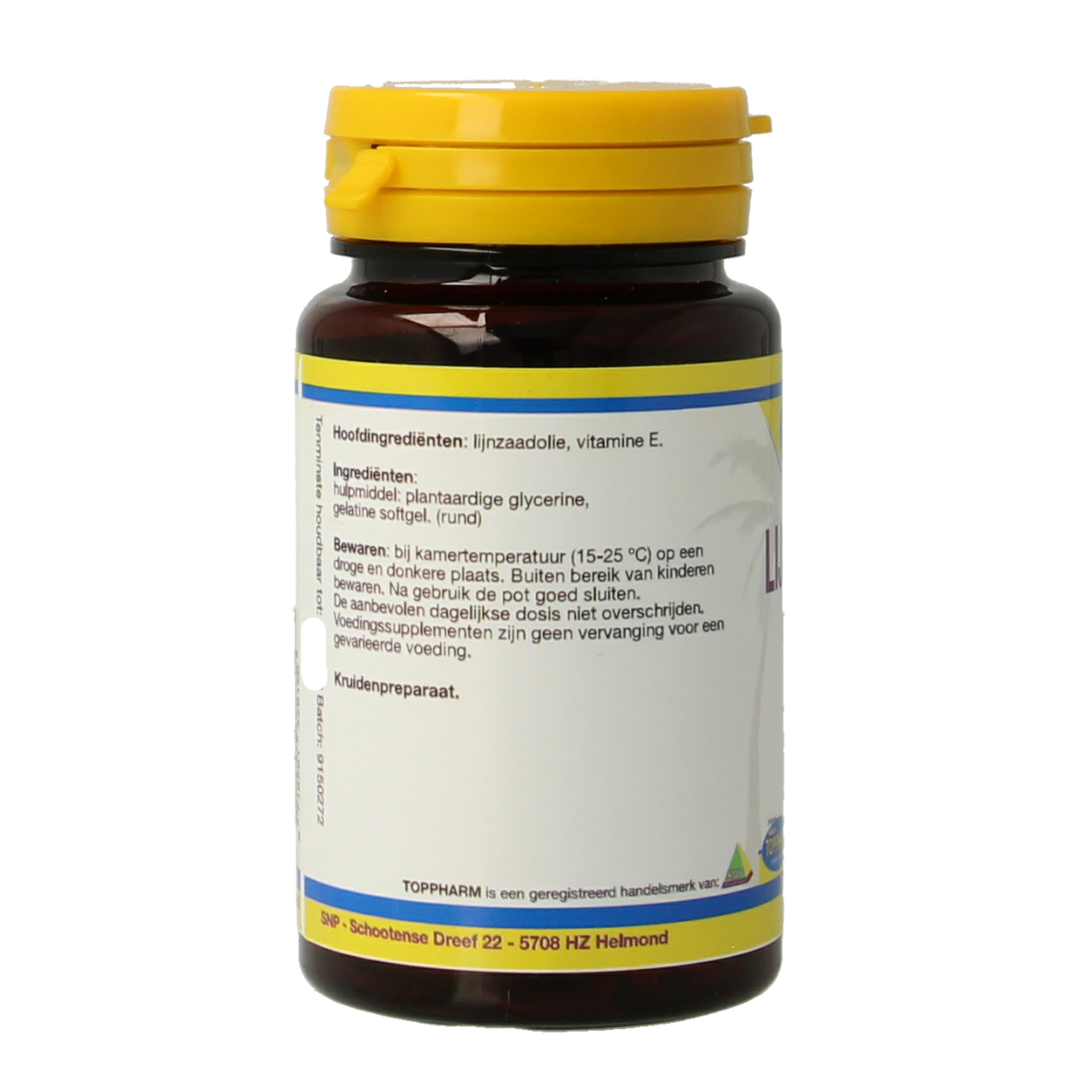 Toppharm Lijnzaadolie 500 mg 50 softgels