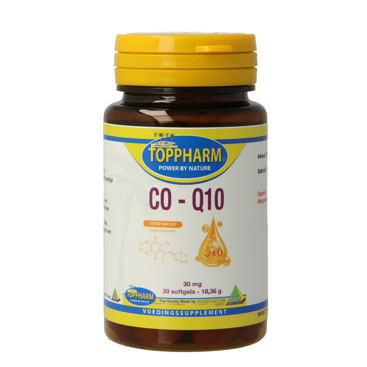 Toppharm CO-Q10 30 mg 30 softgels