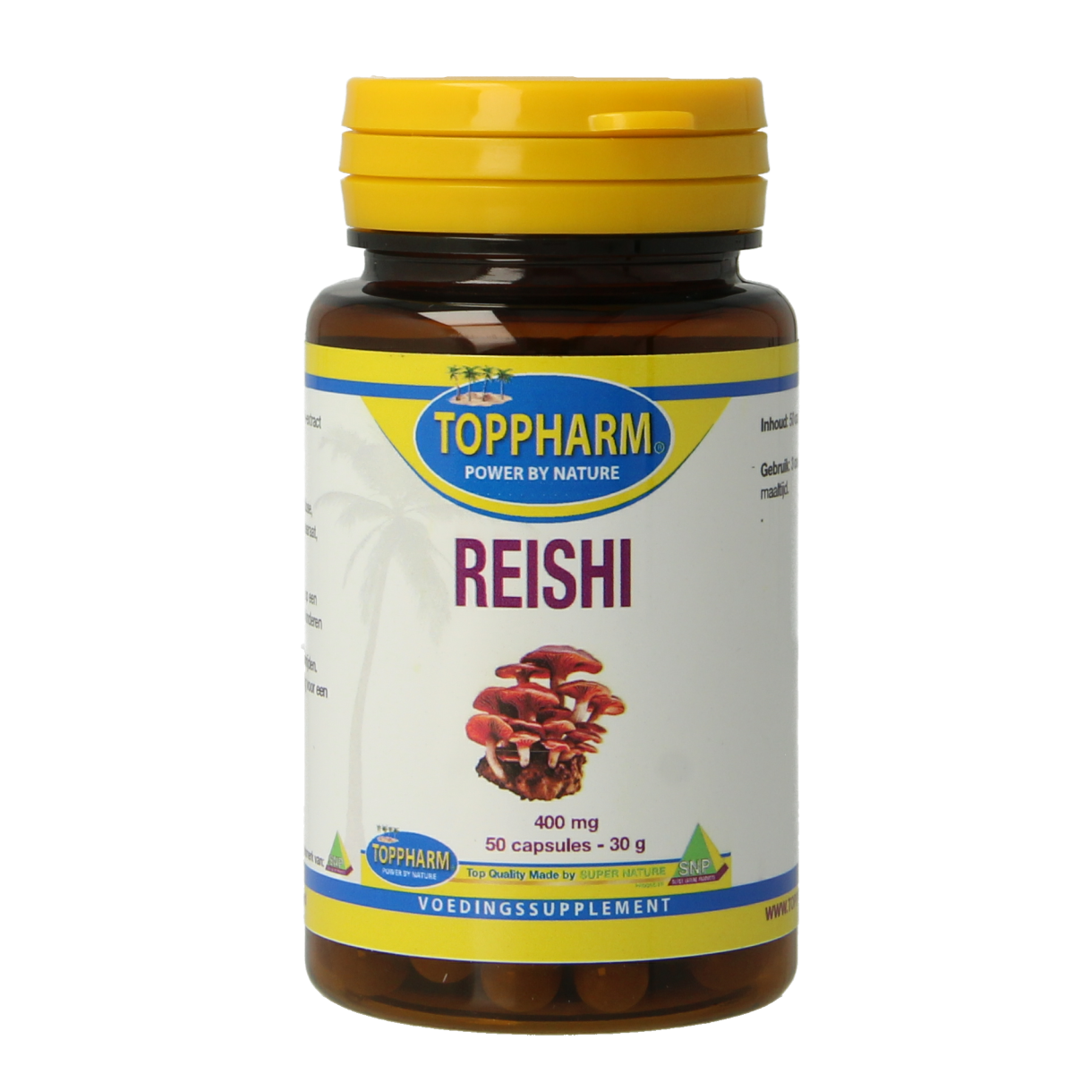 Toppharm Reishi 400 mg 50 capsules