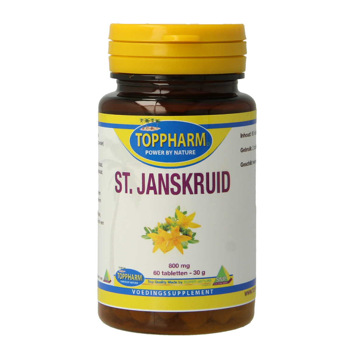 Toppharm St Janskruid 100 mg 60 tabletten