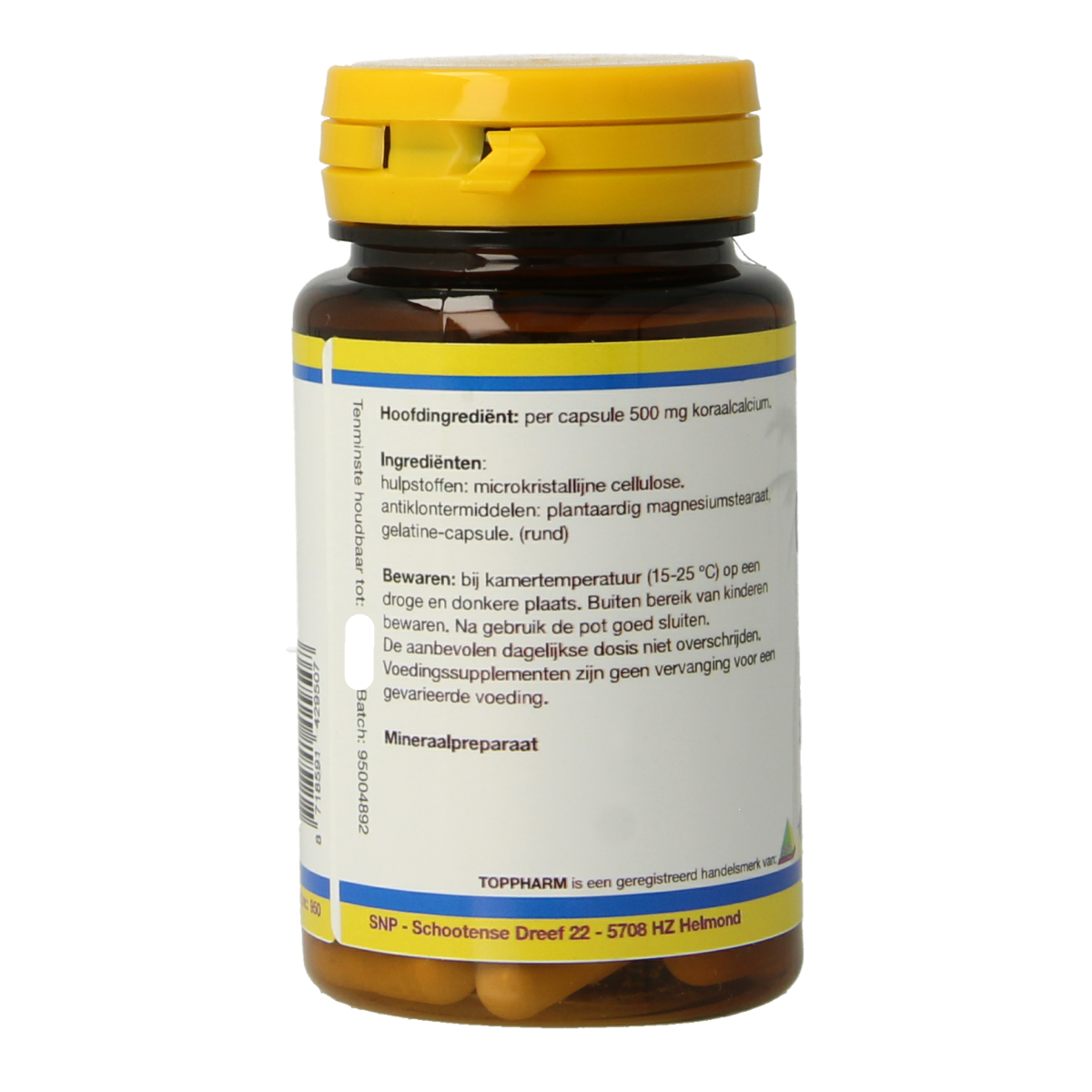 Toppharm Coral Calcium 500 mg 50 capsules
