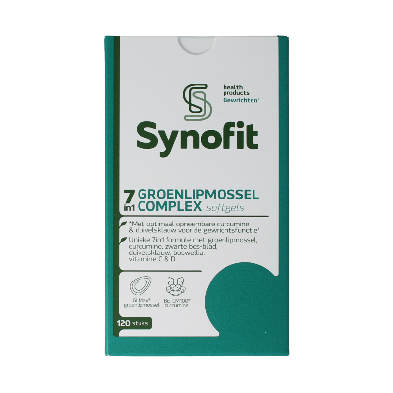Synofit 7 in 1 groenlipmossel complex 120 capsules
