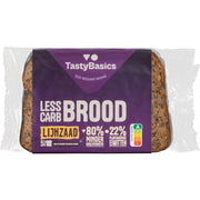 Tastybasics Less carb brood lijnzaad 250 gram