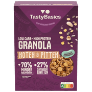 Tastybasics Less carb-high protein granola noten & pitten 350 gram