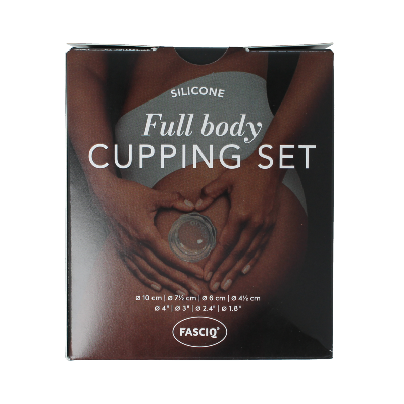 Fasciq Full body cupping set in box 4 stuks