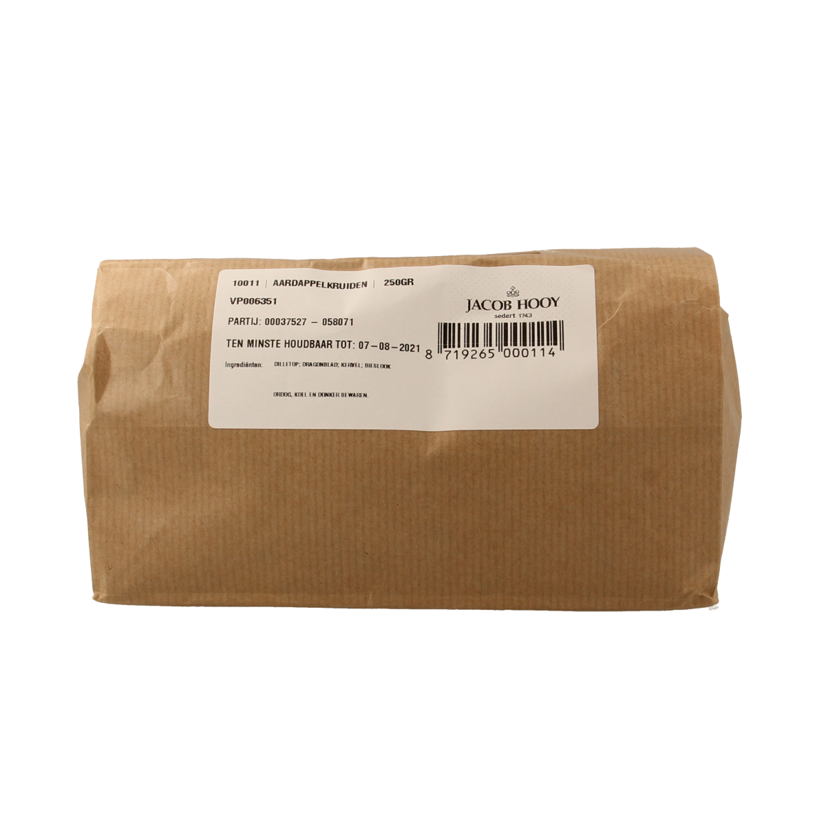 Jacob Hooy Aardappelkruiden 250 gram