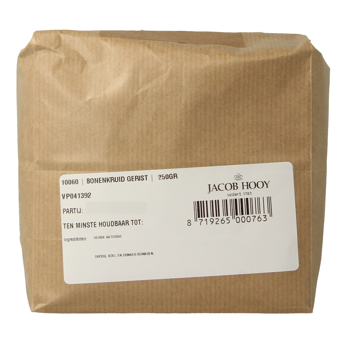 Jacob Hooy Bonenkruid gerist 250 gram