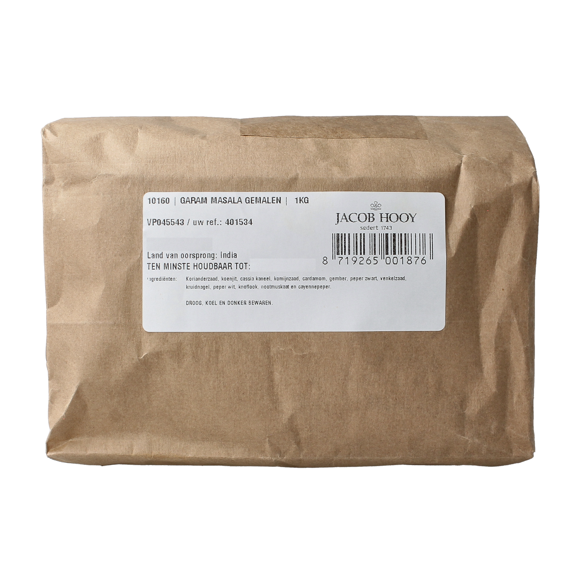 Jacob Hooy Garam masala gemalen 1 kg