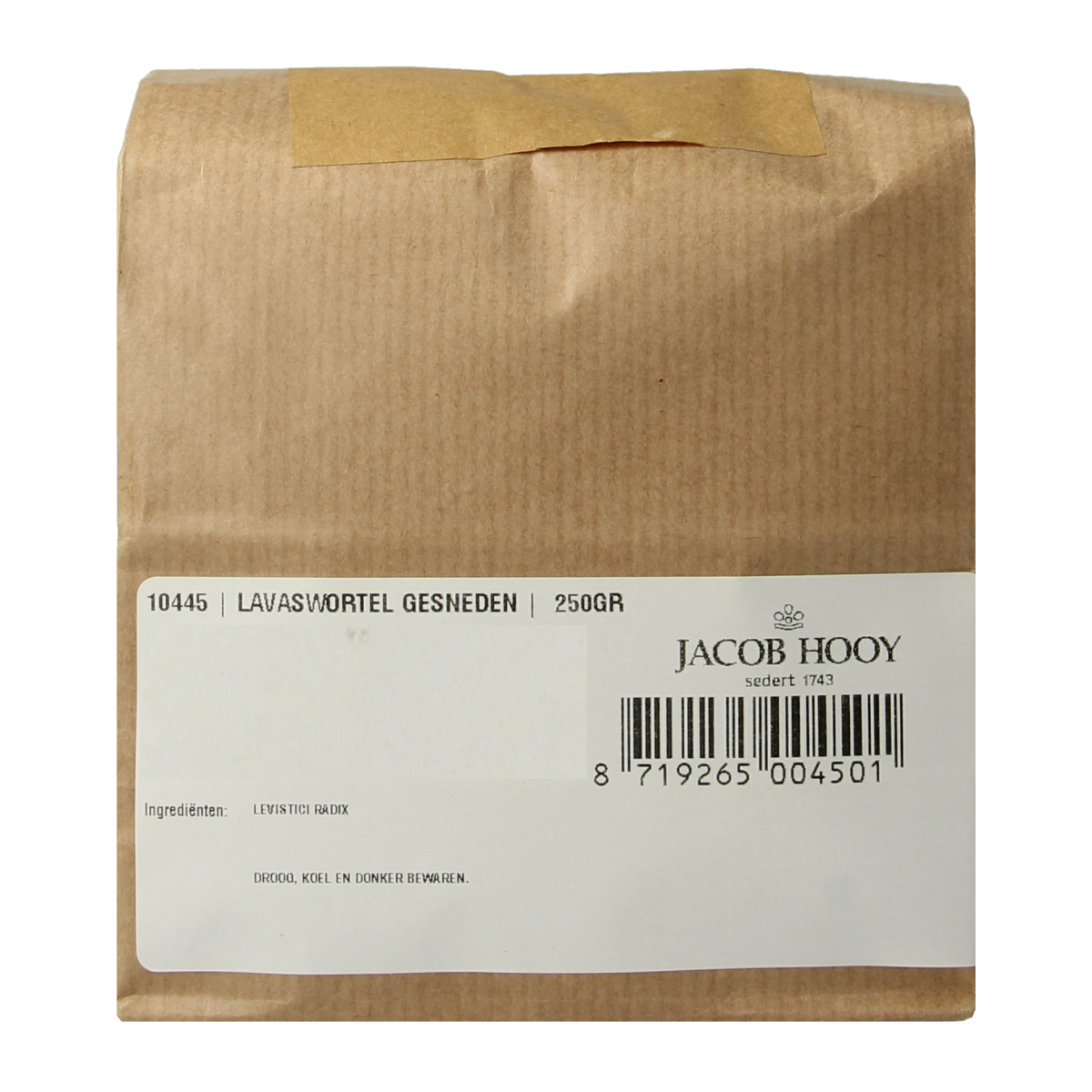 Jacob Hooy Lavaswortel gesneden 250 gram