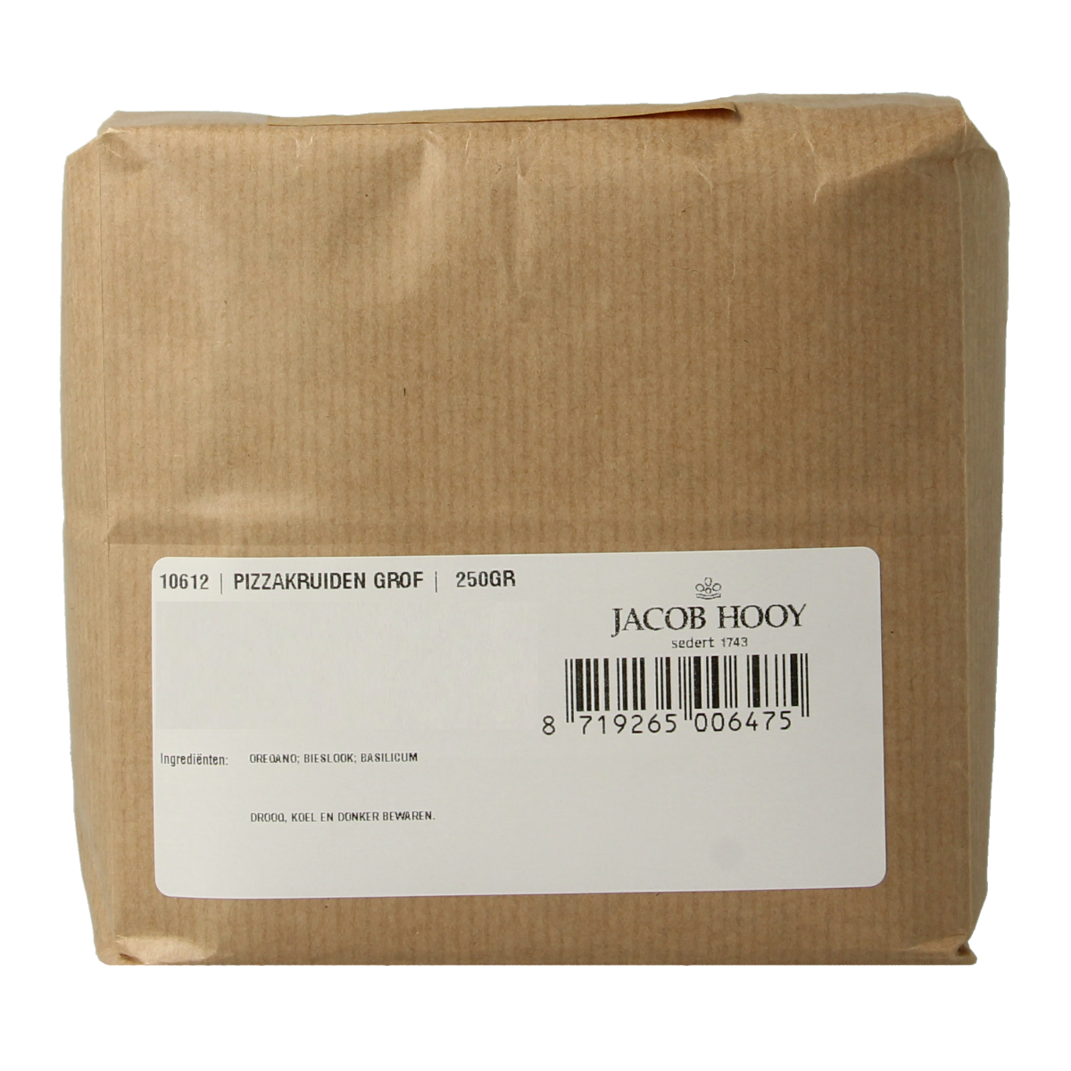 Jacob Hooy Pizzakruiden 250 gram