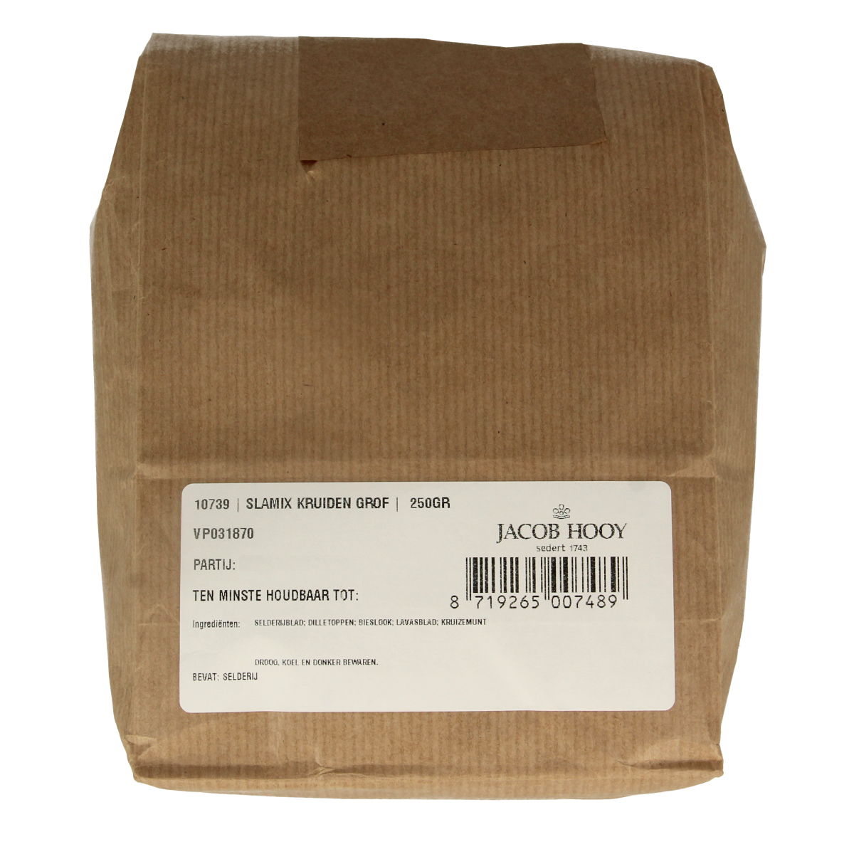 Jacob Hooy Slamix kruiden grof 250 gram