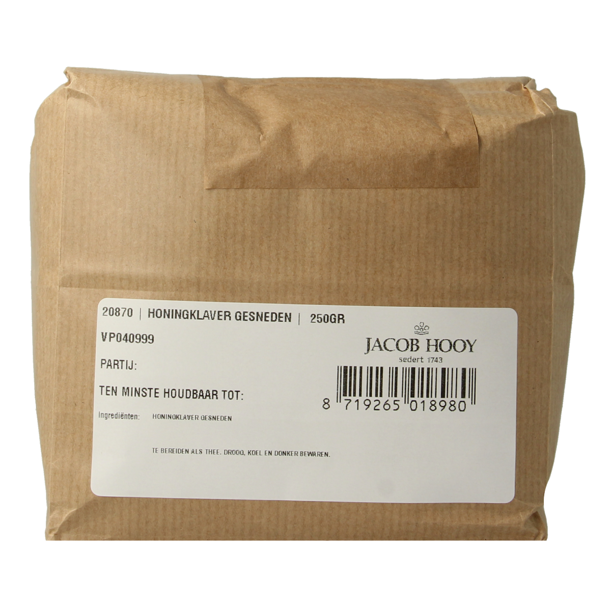 Jacob Hooy Honingklaver 250 gram