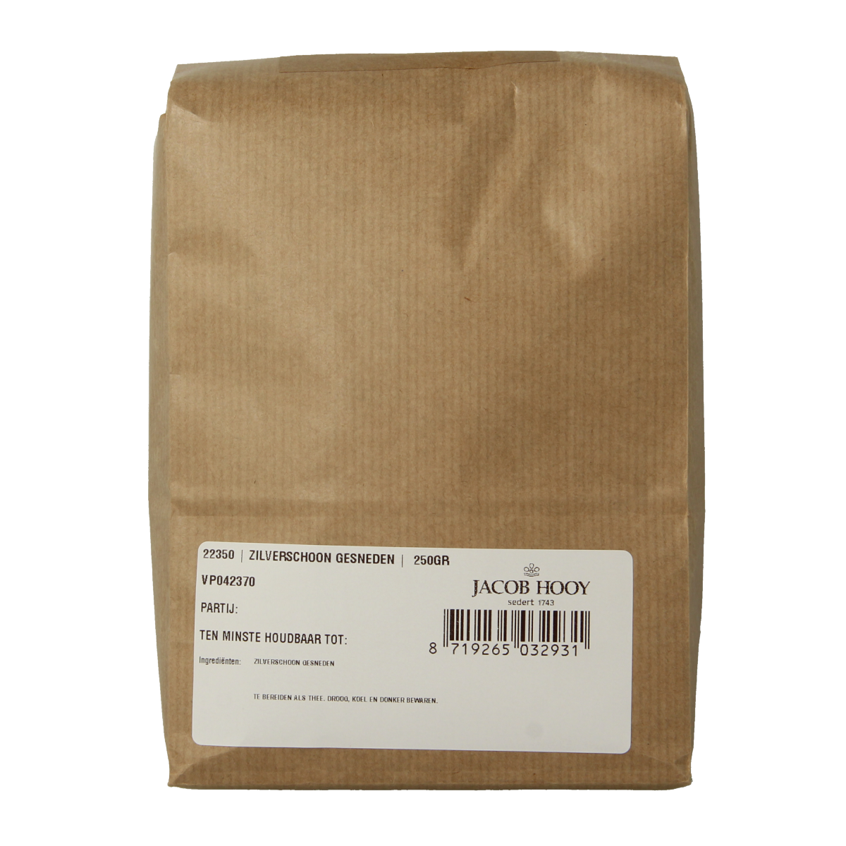 Jacob Hooy Zilverschoon 250 gram