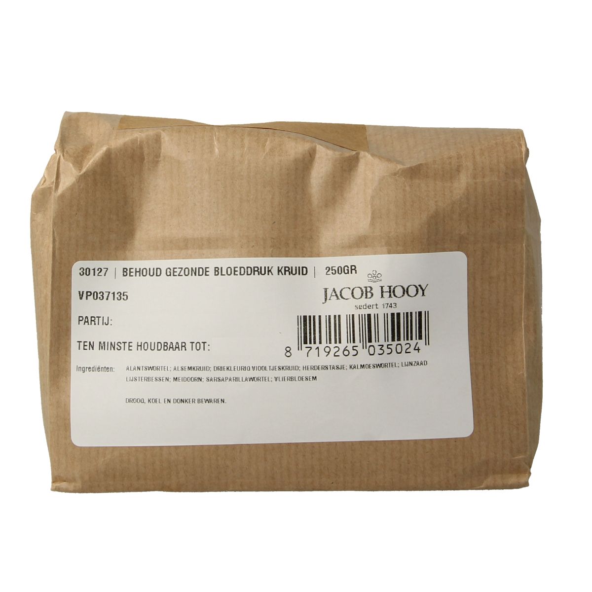 Jacob Hooy Behoud gezonde bloeddrukkruiden 250 gram