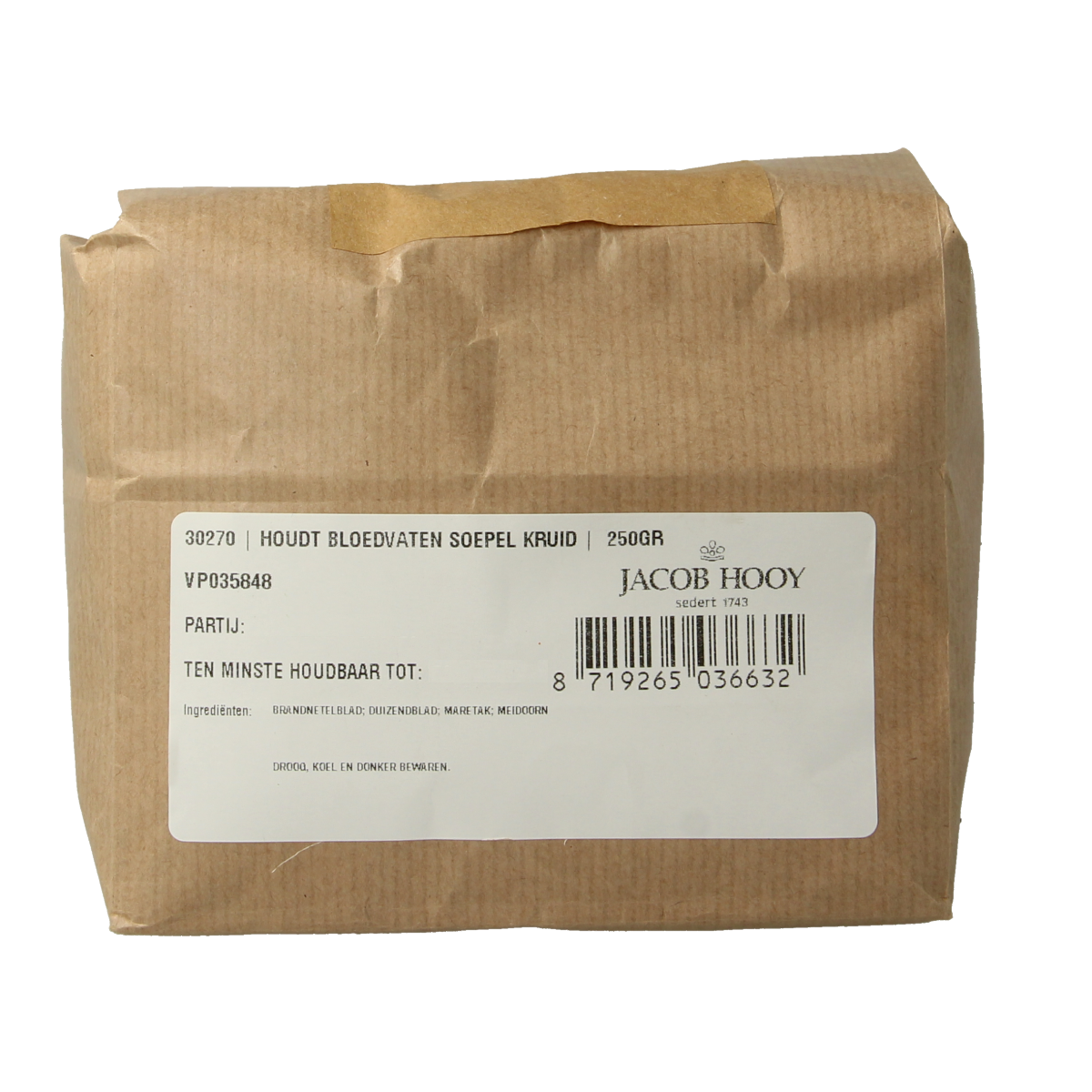 Jacob Hooy Houd bloedvaten soepel kruiden 250 gram