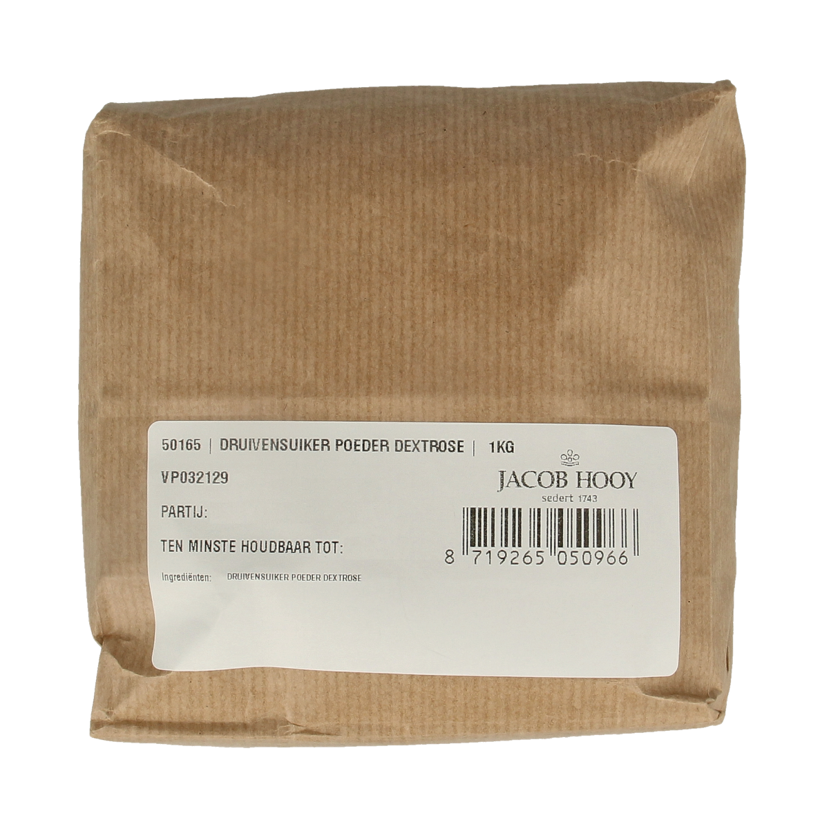 Jacob Hooy Druivensuiker poeder 1 kg