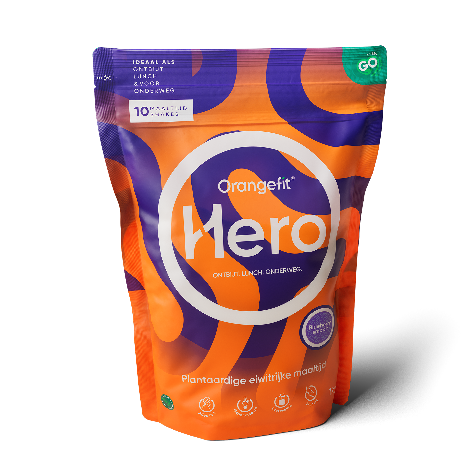 Orangefit Hero shake blueberry 1 kg