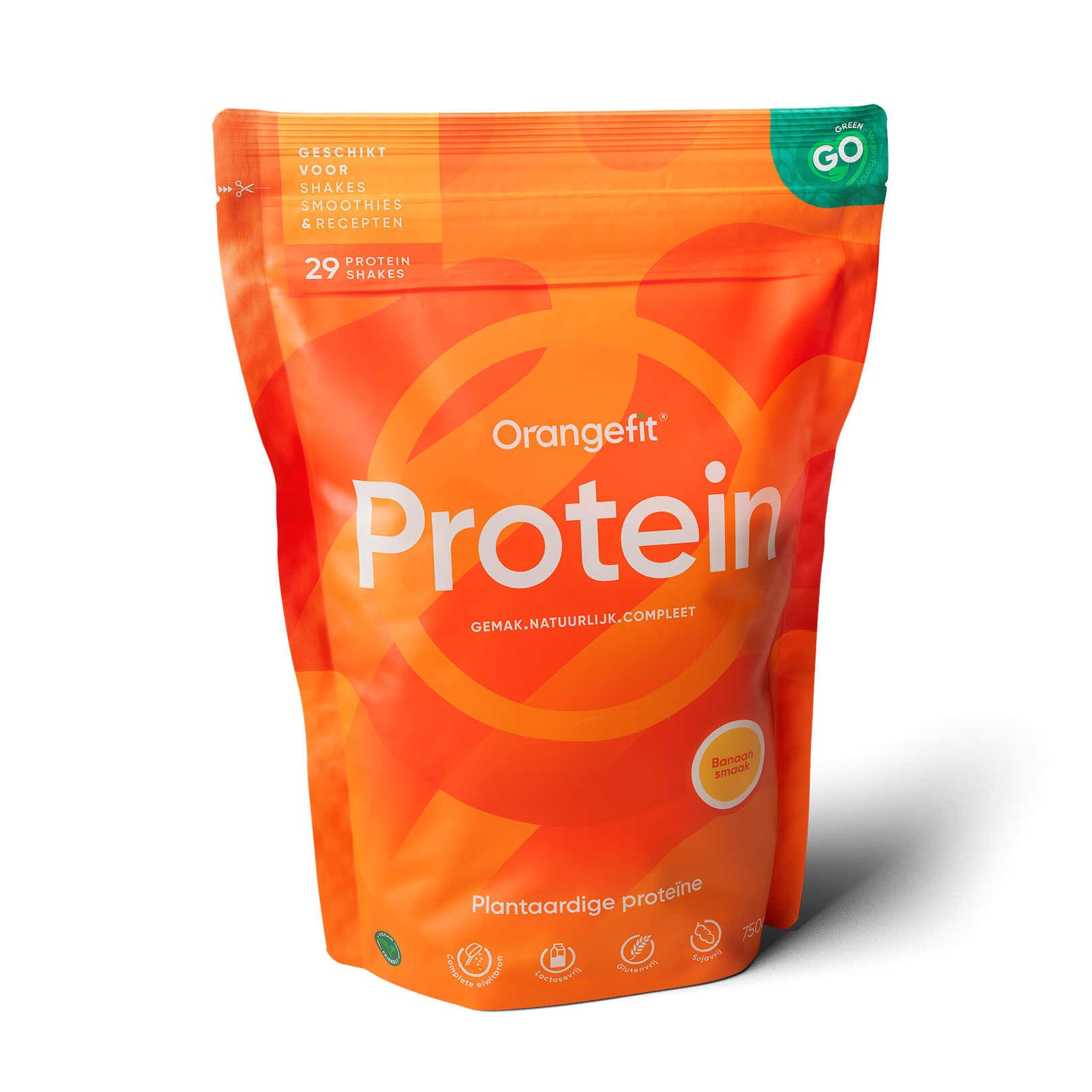 Orangefit Protein shake banana 750 gram