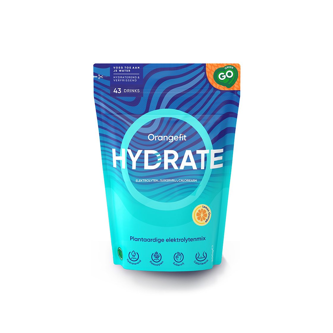 Orangefit Hydrate elektrolytenpoeder 300 gram